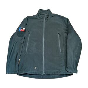 Triple Aught Design Jacket XL Black Ranger Jacket LT Fleece Polartec With Patch
